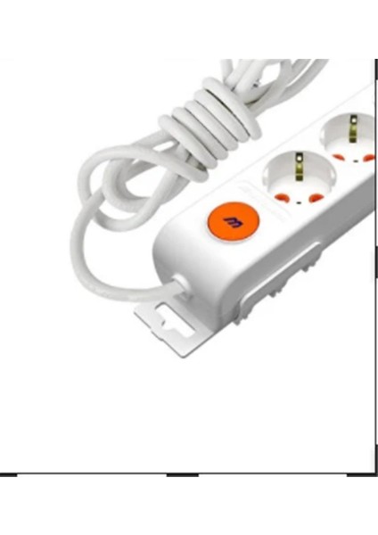 Mutlusan Rı-Tech 2li 1mt Anahtartopraklı Grup Priz (001 175 220002 01 00)