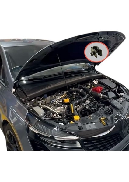 Clio 5-V Kaput Demir Dayama Agrafı fiyatları