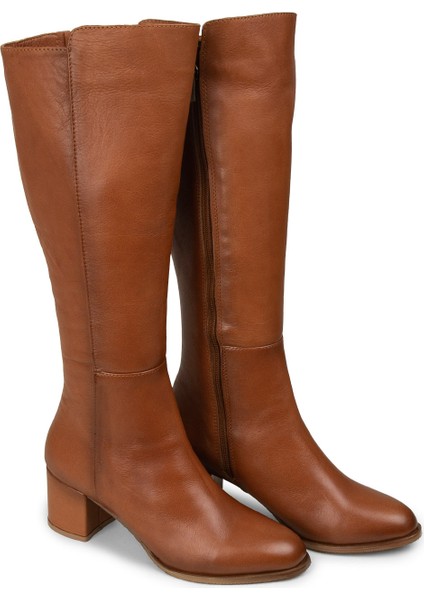 Kadın Hakiki Deri Taba Renk Çizme - A2131ZTBAC01 modelleri