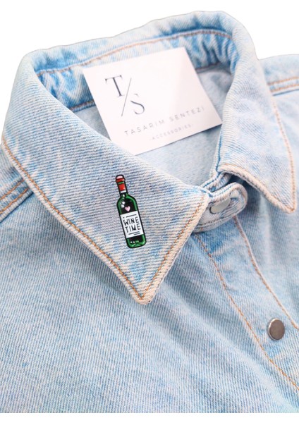 Rozet Metal Broş Mini Şarap Şişesi Minibar Barmen Barmaid Barista Yaka Çanta Kıyafet Şapka Aksesuar fiyatları