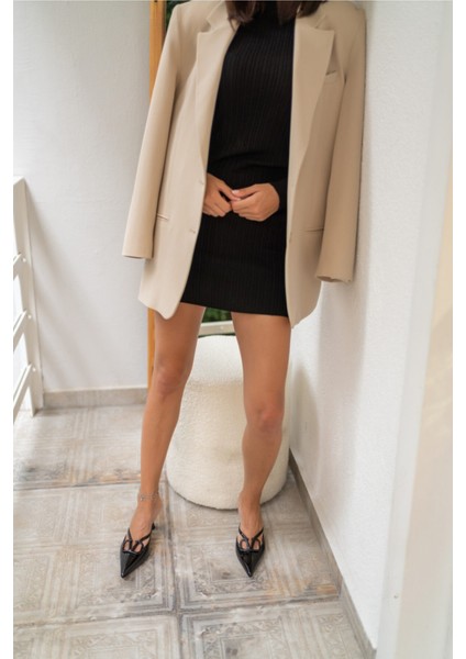 Mojaa Kadın Nude Rugan Topuklu Ayakkabi fiyatları