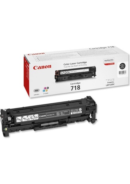 Canon CRG-718BK Black Siyah Toner MF728-729 MFC8350-8580 LBP7210
