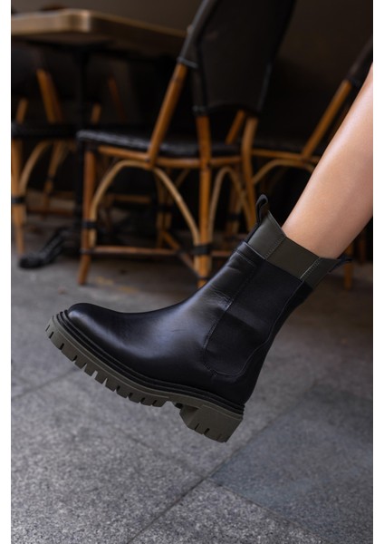 Nuno Kadın Siyah Vizon Garnılı Gercek Deri Bot fiyatları