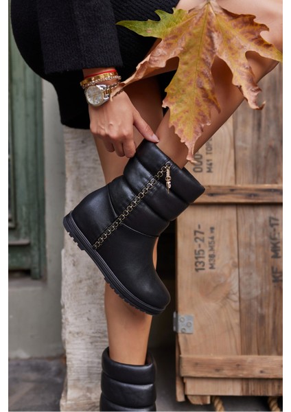 Legolas Kadın Bej Cılt Dolgu Topuk Bot