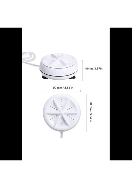 Litae Trend Mini Portatif Çamaşır Makinesi Taşınabilir modelleri