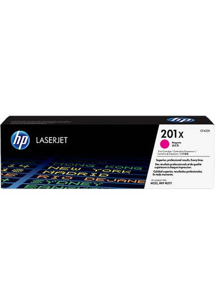 Hp 201X Magenta Kırmızı Yüksek Kapasite 2.800 Sayfa Toner CF403X