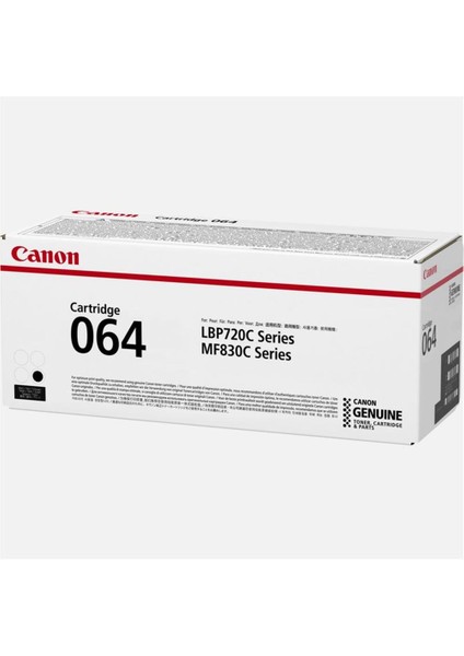 Canon CRG-064 Bk Black Siyah 6.000 Sayfa Toner MF832