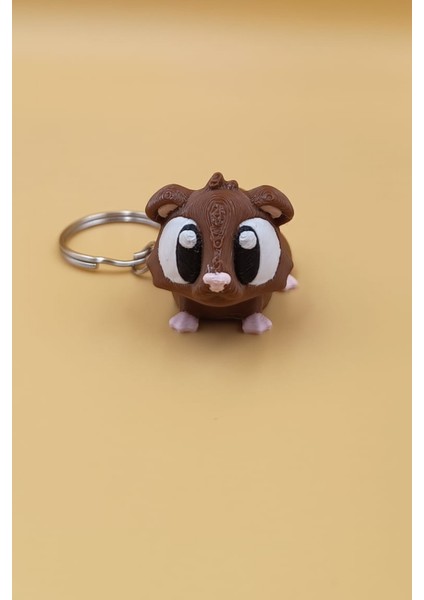 Pembe Patili Hamster Hareketli Anahtarlık Çanta Süsü Charm indirimleri