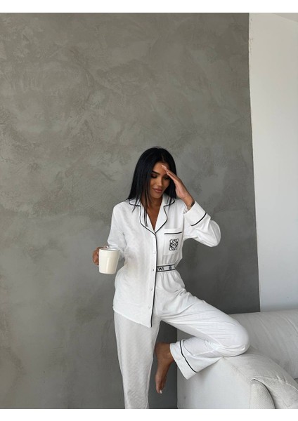 Lo Boxer Bel Pijama Takımı Beyaz fiyatları