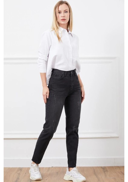 Yüksek Bel Mont Jean Pantolon modelleri