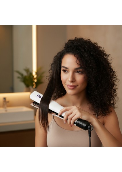 Airflow Islak Ve Kuru Lcd Ekran Sıcak Ve Soğuk Hava Üfleme Airstrait Saç düzleştirici