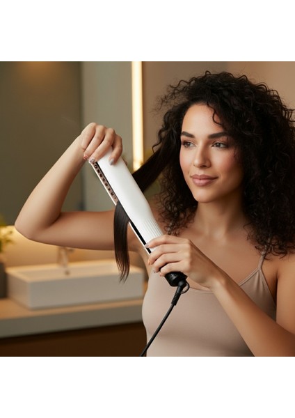 Airflow Islak Ve Kuru Lcd Ekran Sıcak Ve Soğuk Hava Üfleme Airstrait Saç düzleştirici indirimleri