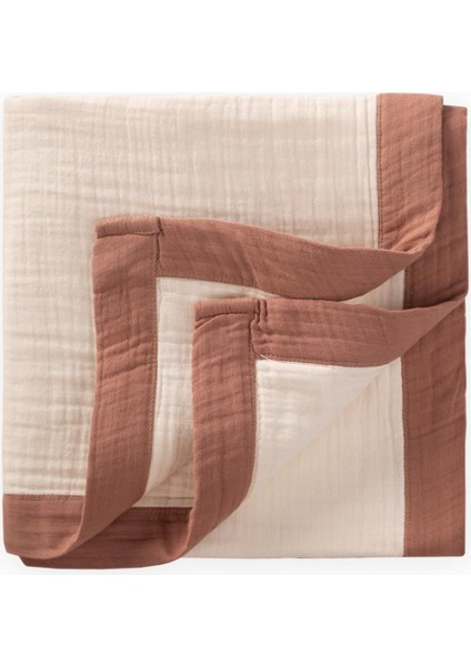 Kalın Biyeli Çift Kat Ham Battaniye 85X90 Cm Kahverengi fırsatları