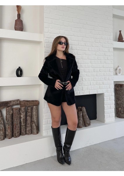 Fok Ceket Premıum Kalite Siyah ST255860