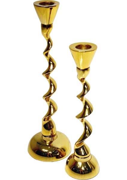 Metal Parlak Gold Mumluk Seti modelleri