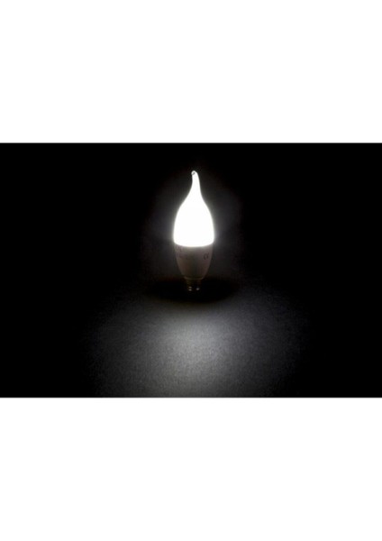 10'lu CT-4080 Kıvrık LED Ampul-Ince E14 Duy-Kıvrık Avize Ampülü-Beyaz Işık 6400K fırsatları