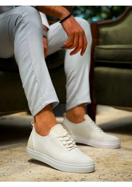 KB-101 Kuback Beyaz Triko Bağcıklı Günlük Erkek Ayakkabı fiyatları