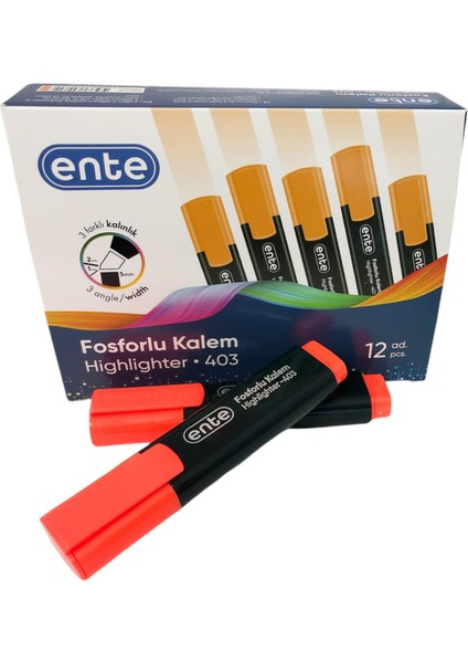 Fosforlu Kalem Turuncu