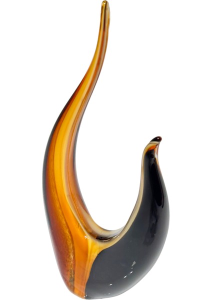 Turuncu & Siyah Sıcak Cam Dekoratif Obje fırsatları