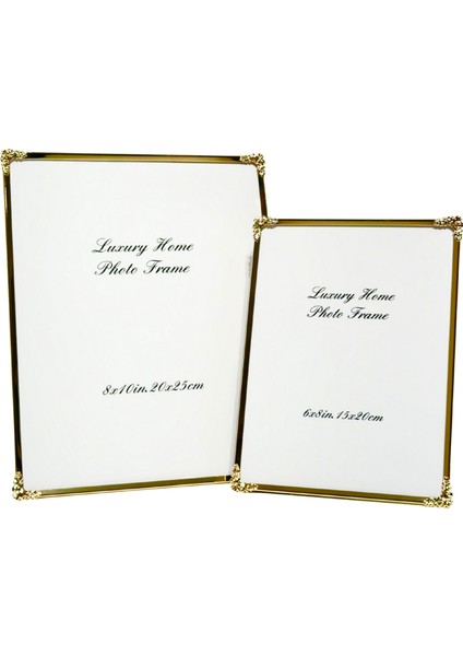 Gold Metal Çerçeve Seti Işıl