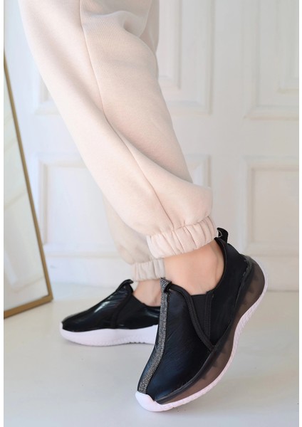 Hılly Siyah Paraşüt Spor Ayakkabı