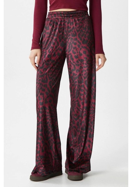 Leopar Desen Pantolon