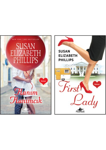 Susan Elizabeth Phillips Romantik Kitaplar Seti (2 Kitap) Hanım Hanımcık - First Lady fiyatları