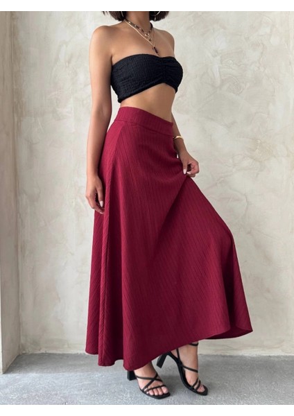 Uzun Astarlı Etek S255043