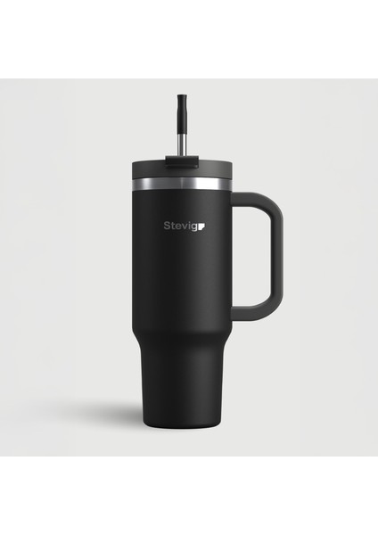 2 Moods Tuck-In Tumbler Sızdırmaz Çelik Termos 900 ml Black ST-236