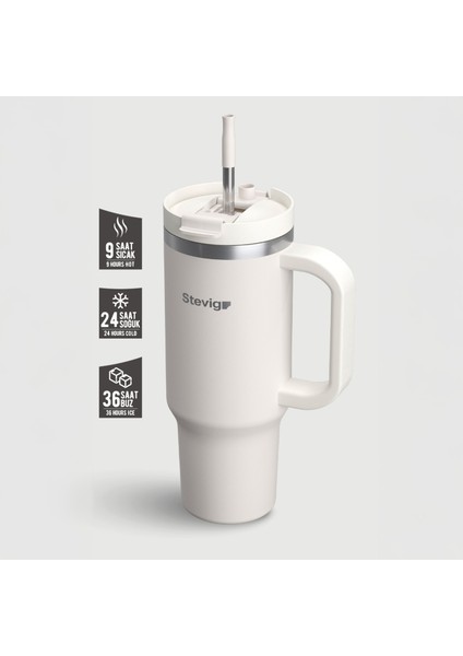 2 Moods Tuck-In Tumbler Sızdırmaz Çelik Termos 900 ml White Sand ST-242 fiyatları