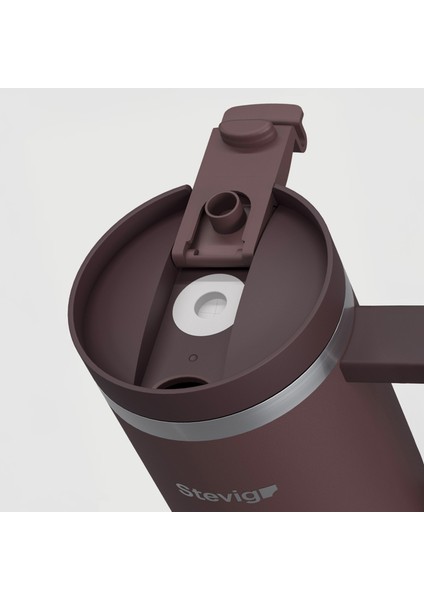 2 Moods Tuck-In Tumbler Sızdırmaz Çelik Termos 900 ml Chocolate Plum ST-238 modelleri