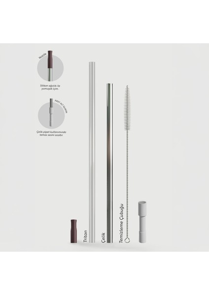 2 Moods Tuck-In Tumbler Sızdırmaz Çelik Termos 900 ml Chocolate Plum ST-238