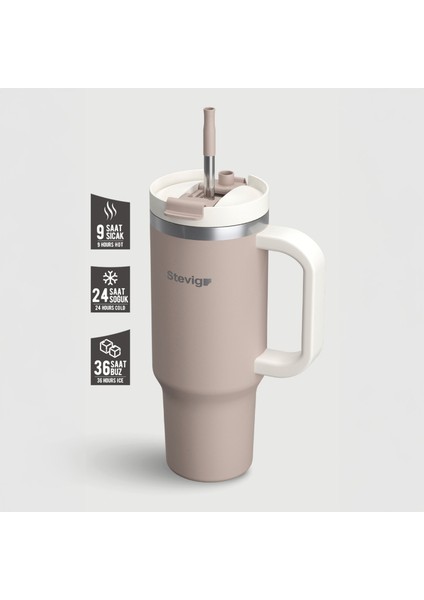 2 Moods Tuck-In Tumbler Sızdırmaz Çelik Termos 900 ml Pure Cashmere ST-243 fiyatları