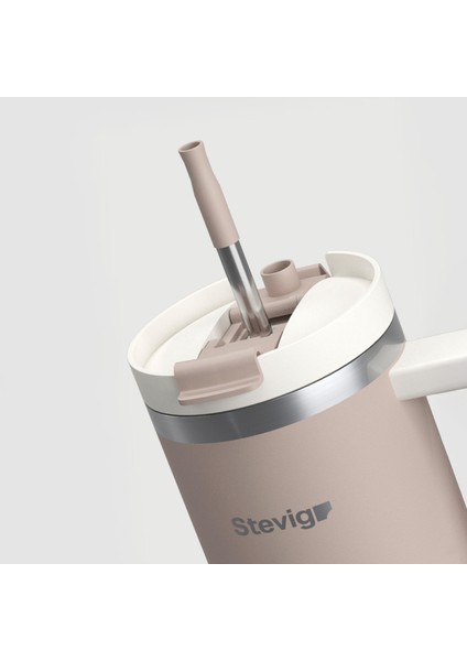 2 Moods Tuck-In Tumbler Sızdırmaz Çelik Termos 900 ml Pure Cashmere ST-243 fırsatları