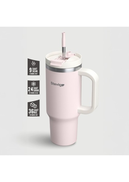 2 Moods Tuck-In Tumbler Sızdırmaz Çelik Termos 900 ml Petal Pink ST-241 fiyatları