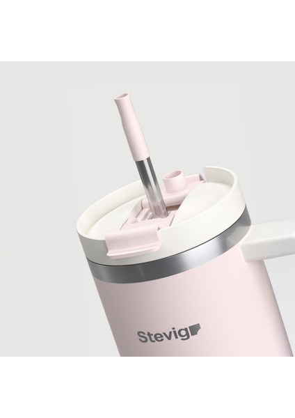 2 Moods Tuck-In Tumbler Sızdırmaz Çelik Termos 900 ml Petal Pink ST-241 fırsatları