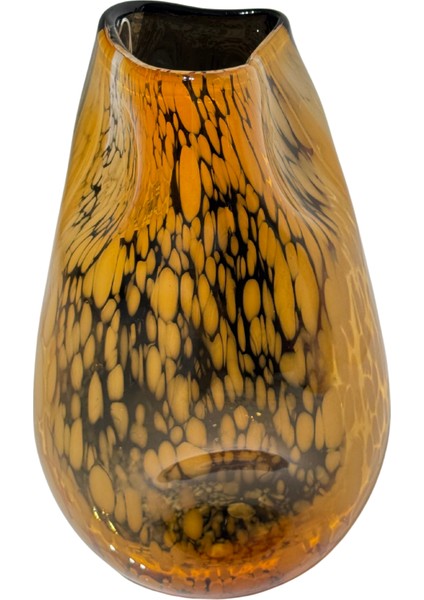 Turuncu & Siyah Cam Vazo fırsatları