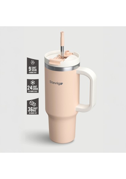 2 Moods Tuck-In Tumbler Sızdırmaz Çelik Termos 900 ml Bisque ST-239 fiyatları