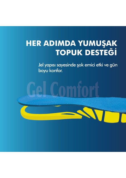 GC14 | Yumuşak Jel, Rahat, Konfor, Günlük ve Spor Ayakkabılar İçin Ortopedik Destekli İç Tabanlık fırsatları