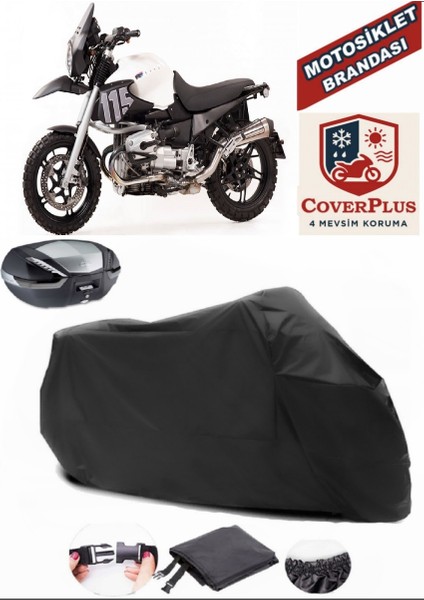 Bmw R 1150 R Siyah Arka Çanta Uyumlu Motorsiket Brandası Motor Örtüsü Çadır Su Geçirmez Motosiklet Kılıfı Motor Brandası
