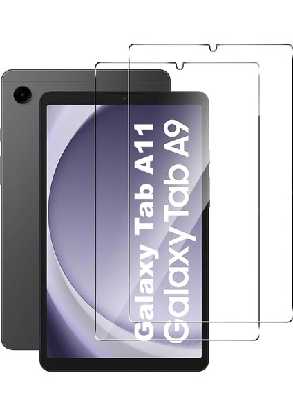 Samsung Galaxy Tab A11 /A9 8.7 Inç Ekran Koruyucu Şeffaf Cam Nano Esnek Kırılmaz Ekran Camı (SM-X110 SM-X130) Wifi
