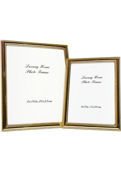 Gold Metal Çerçeve Seti Sezen