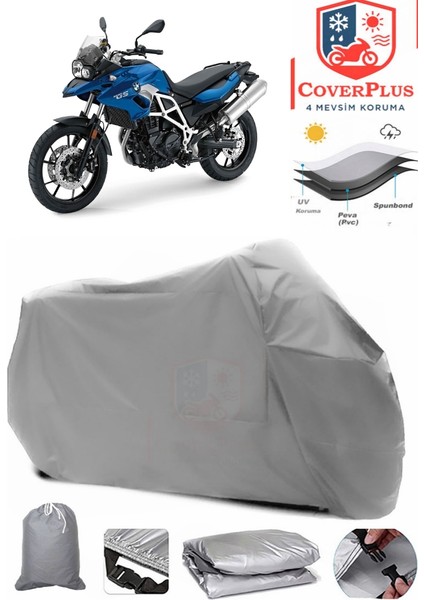 Bmw F 700 Gs Gri Motorsiket Brandası Motor Örtüsü Çadır Su Geçirmez Motosiklet Kılıfı Motor Brandası