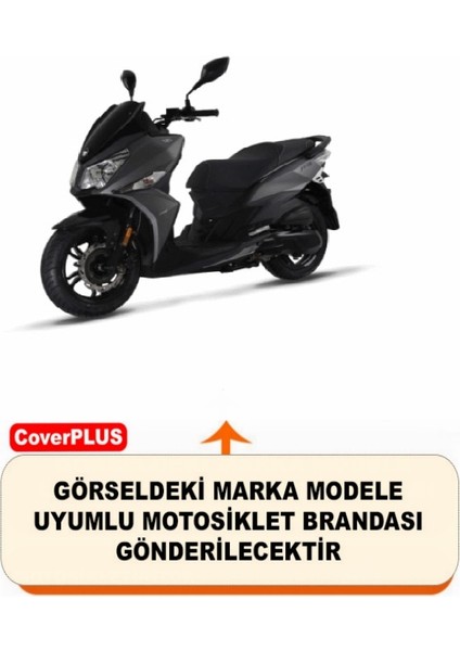 Sym Jet 14 200I Arka Çanta Uyumlu (Gri) Motorsiket Brandası Motor Örtüsü Çadır Su Geçirmez Motosiklet Kılıfı Motor Brandası fiyatları