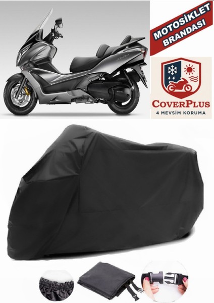 Honda Sw T600 Siyah Motorsiket Brandası Motor Örtüsü Çadır Su Geçirmez Motosiklet Kılıfı Motor Brandası