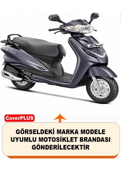 Hero Duet Lx 110 Arka Çanta Uyumlu (Gri) Motorsiket Brandası Motor Örtüsü Çadır Su Geçirmez Motosiklet Kılıfı Motor Brandası fiyatları