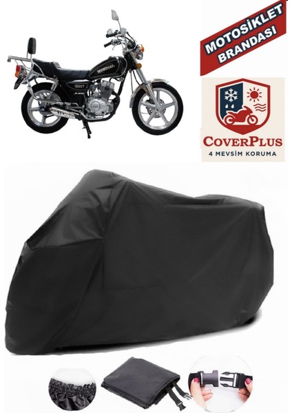 Mondial 150 Kt Siyah Motorsiket Brandası Motor Örtüsü Çadır Su Geçirmez Motosiklet Kılıfı Motor Brandası