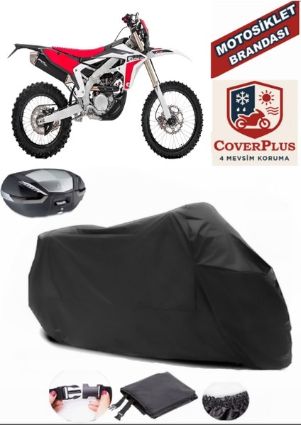 Xef 250 4t MY23 Siyah Arka Çanta Uyumlu Motorsiket Brandası Motor Örtüsü Çadır Su Geçirmez Motosiklet Kılıfı Motor Brandası