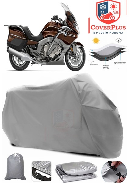 Bmw K 1600 Gtl Exclusive Gri Motorsiket Brandası Motor Örtüsü Çadır Su Geçirmez Motosiklet Kılıfı Motor Brandası
