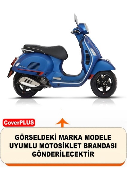 Vespa Gts 125 Arka Çanta Uyumlu (Gri) Motorsiket Brandası Motor Örtüsü Çadır Su Geçirmez Motosiklet Kılıfı Motor Brandası fiyatları